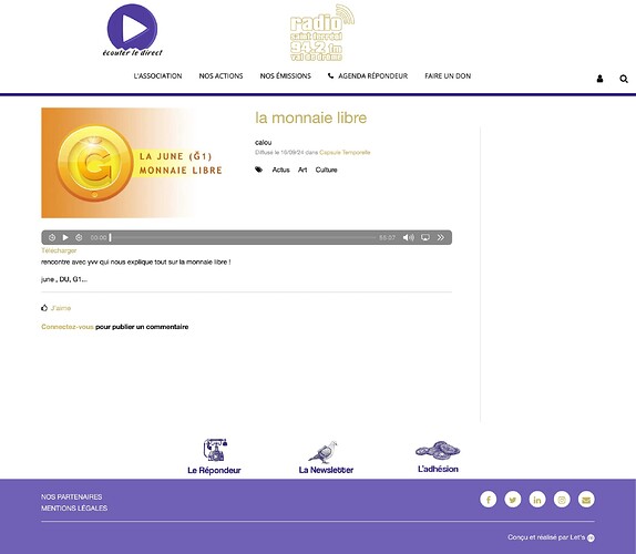 la monnaie libre  Radio Saint Ferréol (RSF) - Radio associative en Val de Drôme