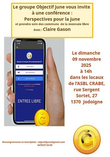 affiche  conférence de Claire Gason