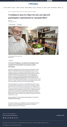 À Aubignosc dans les Alpes du sud, une épicerie participative expérimente la monnaie libre