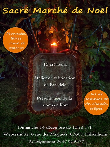 Flyer Marché Noël 2025